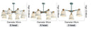 Nordic design LED chandelier for modern pendant lighting