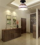 Modern ceiling light in black ceramic and metal with elegant design
