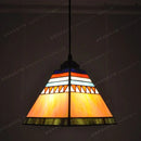 Spanish tiffany chandelier for glazed restaurant and café