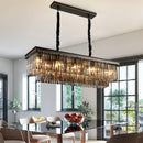 Modern crystal chandelier for elegant and refined lighting