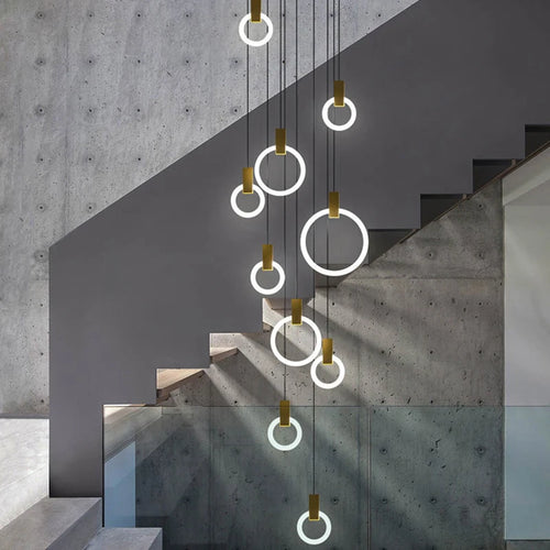 Modern minimalist creative pendant light for contemporary interiors - vue 5 sur 17