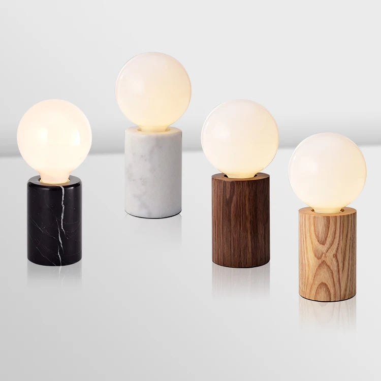 Modern Nordic glass LED table lamp decoration