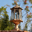lampe pilier d'extérieur rétro pour éclairage de paysage