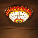 Minimalist stained glass ceiling light American style for children