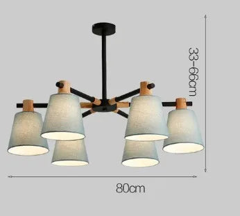 Nordic design LED chandelier for modern pendant lighting - vue 10 sur 17