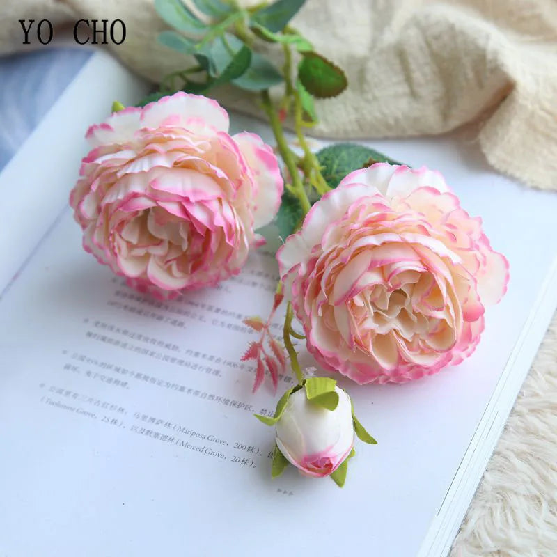 Artificial rose flower bouquet for wedding decoration - vue 7 sur 16