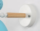 Modern Nordic wooden wall light for reading
