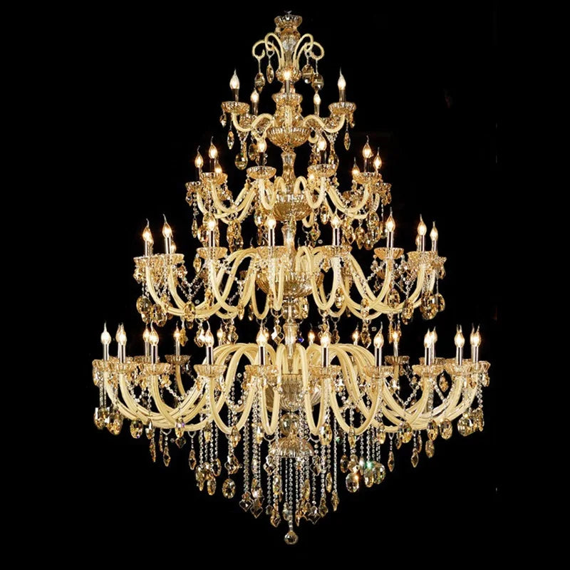 Modern crystal chandelier for elegant and refined lighting