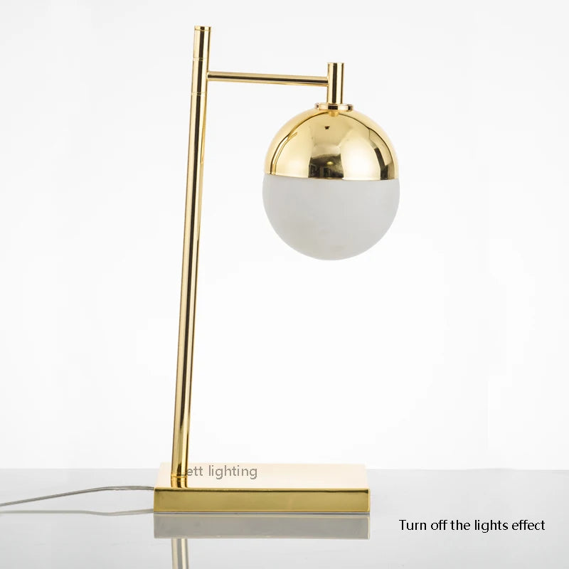 Modern nordic style creative glass table lamp