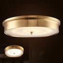 Vintage copper LED ceiling light, European country style