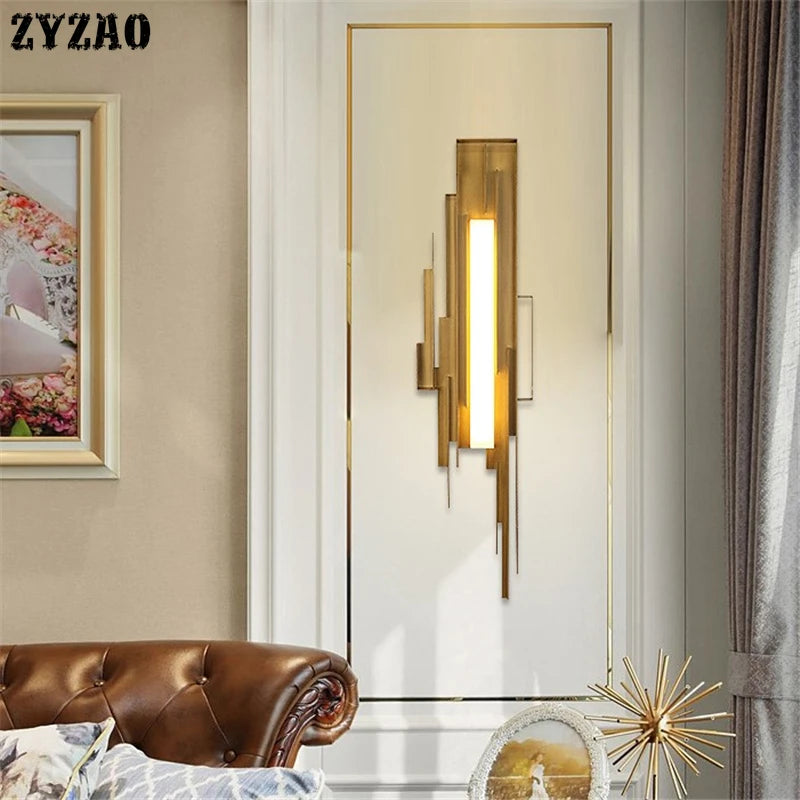 Creative metal wall light for interior decoration - vue 4 sur 10