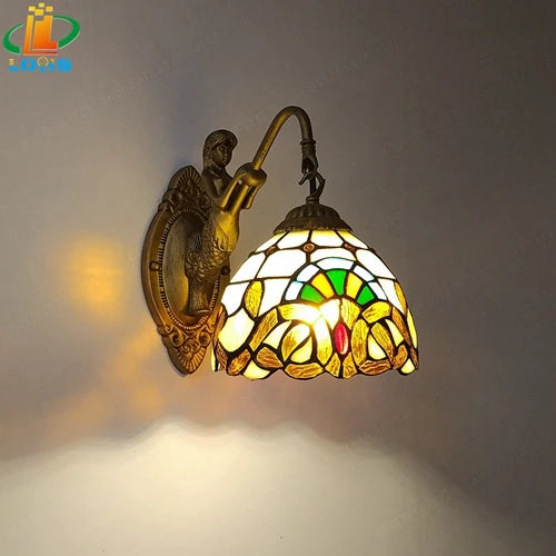 European baroque style LED wall light for decorative indoor lighting