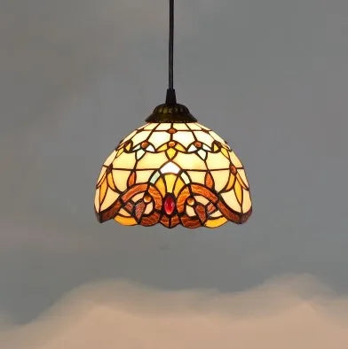 Colourful Moroccan Mediterranean style pendant light