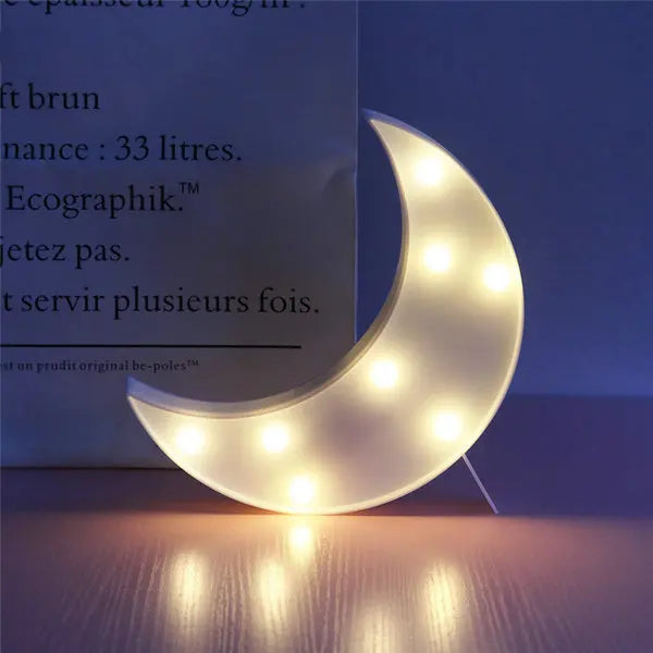 3d led cloud star moon night light for children, decorative gift