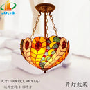 Peacock tail chandelier for European antique decor