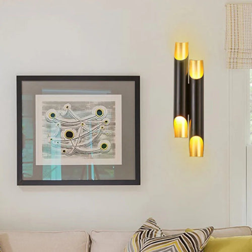 Nordic aluminium wall light with modern LED lighting - vue 5 sur 12