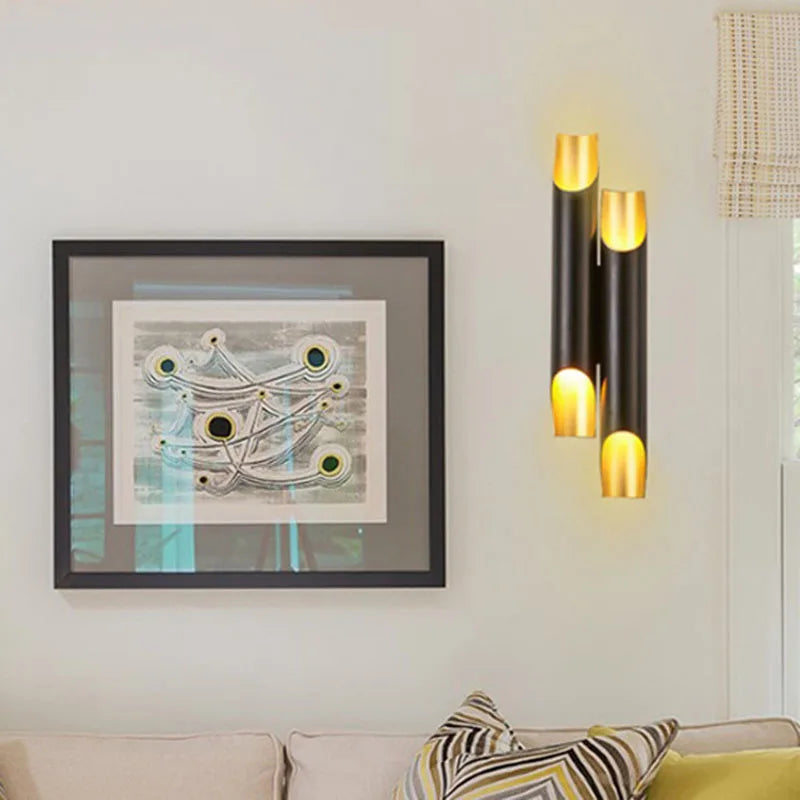 Nordic aluminium wall light with modern LED lighting - vue 4 sur 12