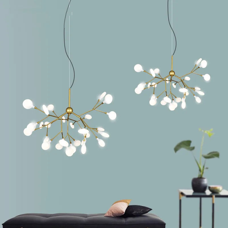 Modern nordic designer chandelier for restaurants and living rooms
