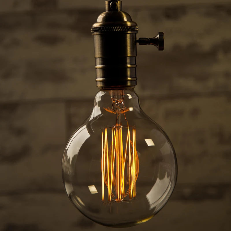 Vintage edison filament bulb set of six - vue 4 sur 18