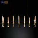 Vintage iron and glass pendant light with customised design