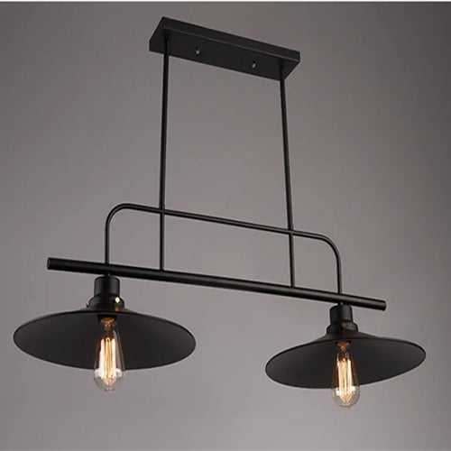 Retro iron industrial-style chandelier for creative decor - vue 3 sur 4
