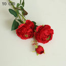 Artificial rose flower bouquet for wedding decoration