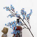 Pink cherry blossom plastic branch for wedding and DIY decoration