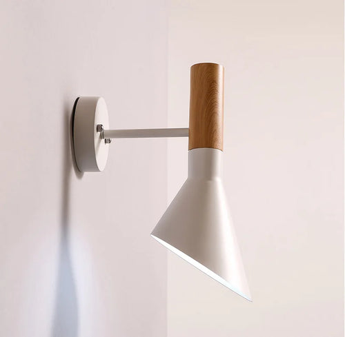 Vintage industrial iron wall light retro American style - vue 5 sur 6