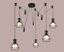 Modern nordic retro adjustable chandelier vintage style for DIY and art