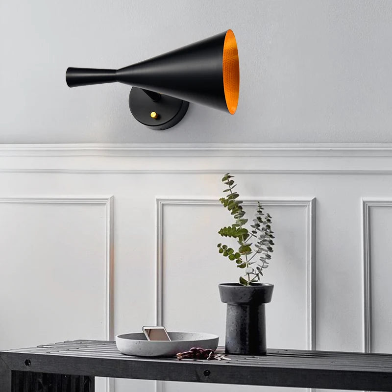Modern Nordic creative rotating wall light - vue 4 sur 6