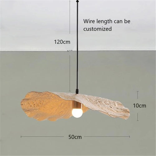 Nordic metal lotus pendant light for interior decoration
