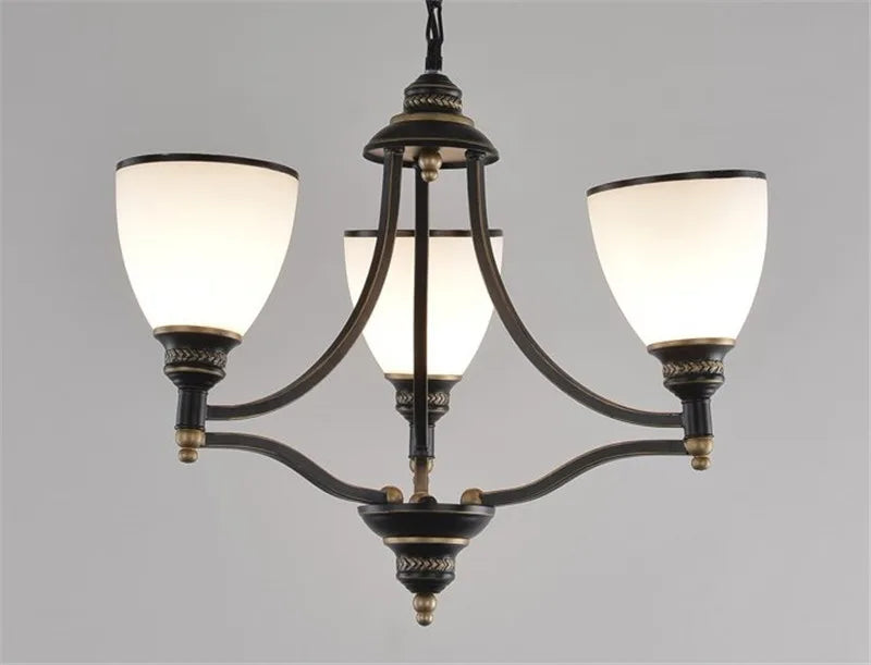 Modern glass chandelier for elegant lighting