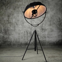 Modern gzmj satellite metal floor lamp with fabric lampshade