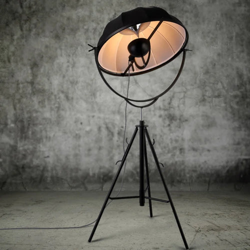 Modern gzmj satellite metal floor lamp with fabric lampshade