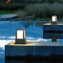 Waterproof column floor lamp for outdoor garden lighting