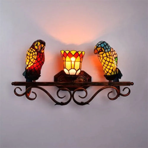 Parrot pendant chandelier creative lamp for bar and club - vue 11 sur 12