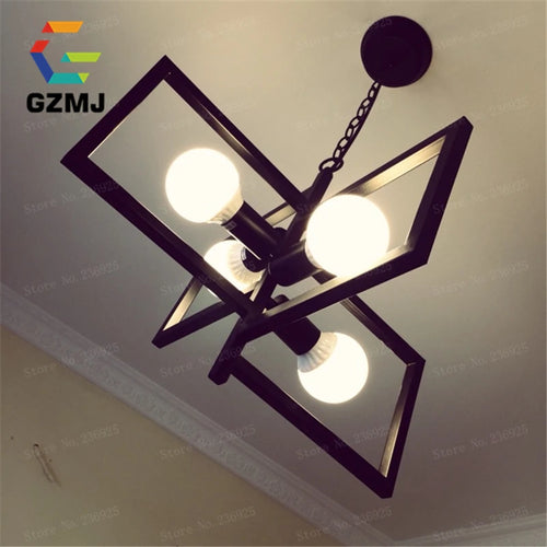 Vintage industrial pendant lamp holder for hallway - vue 5 sur 8