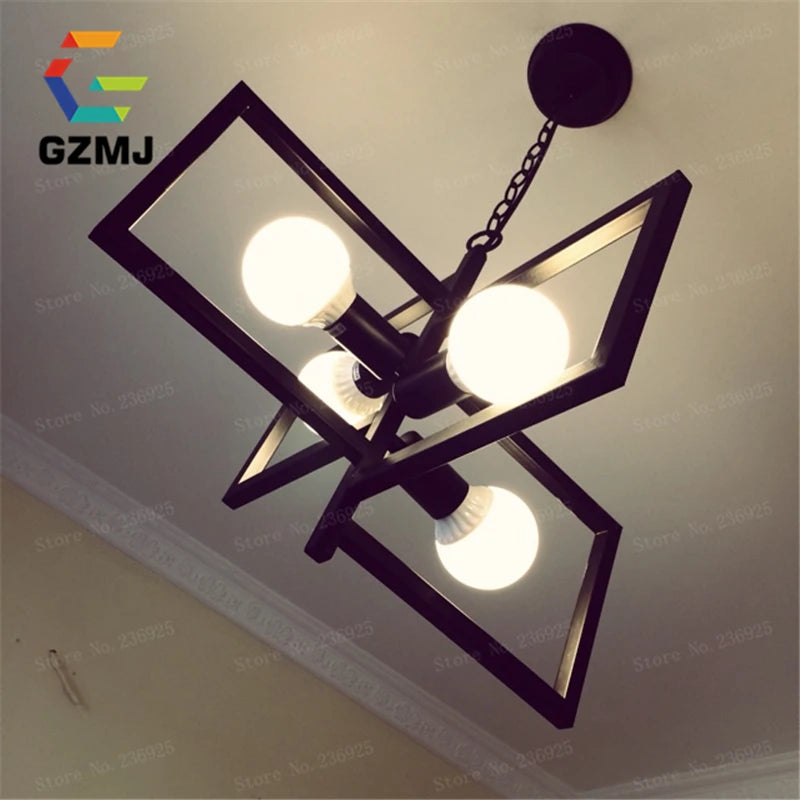 Vintage industrial pendant lamp holder for hallway - vue 4 sur 8