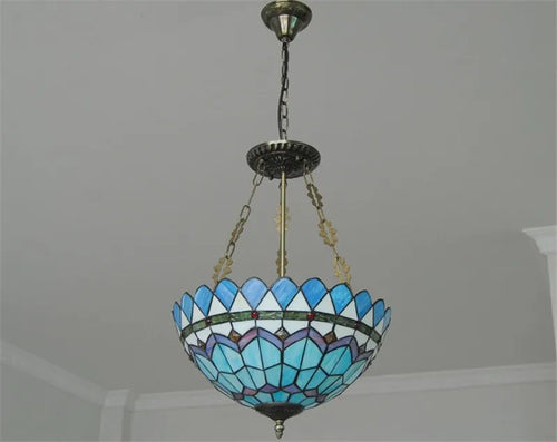 Modern glass pendant chandelier for an elegant interior - vue 3 sur 8