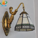 European retro mediterranean tiffany wall light decorative lighting