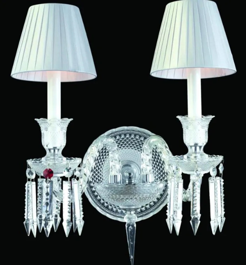 Crystal wall light for indoor and wedding lighting - vue 5 sur 10