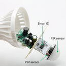 Infrared motion sensor with smart LED lamp
