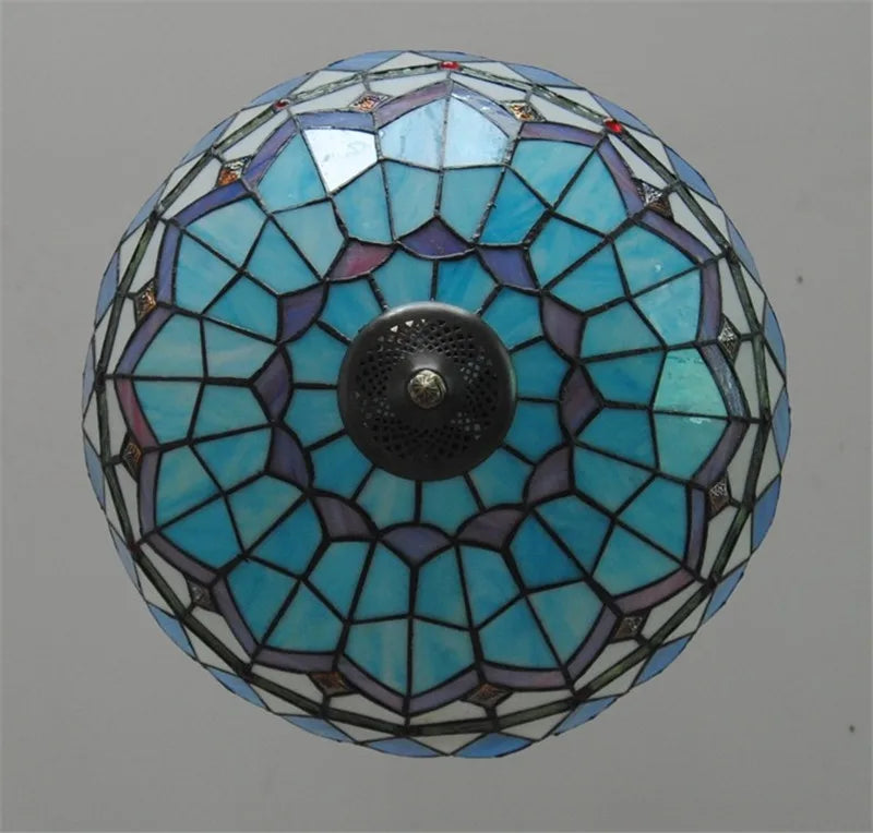 Modern glass pendant chandelier for an elegant interior - vue 7 sur 8