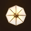 Copper ceiling light for modern European lighting