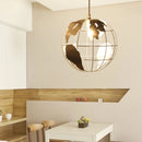Retro LED globe pendant light for restaurants, cafés and bars