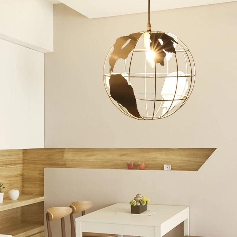 Retro LED globe pendant light for restaurants, cafés and bars - vue 4 sur 8