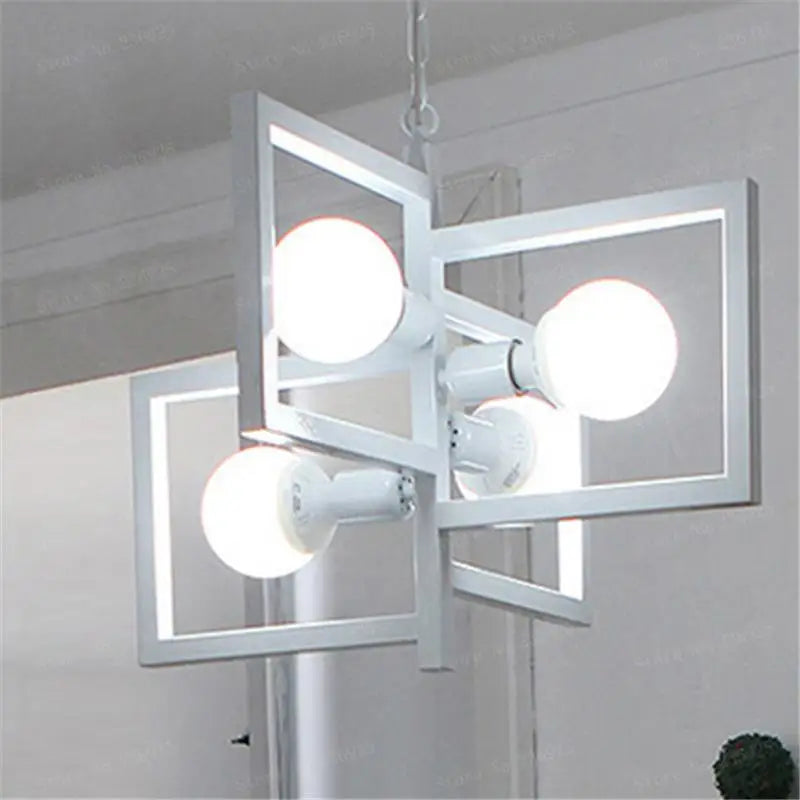 Vintage industrial pendant lamp holder for hallway