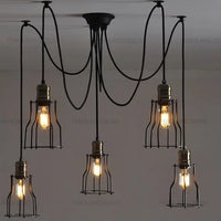Nordic vintage adjustable spider chandelier