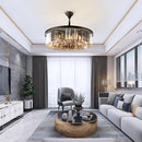 Modern crystal chandelier for elegant and refined lighting