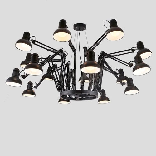 suspension en métal style araignée lumière led - vue 6 sur 6
